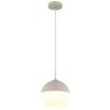 Globo Ragusa Hanglamp Chroom, Wit, 1-licht