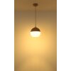 Globo Ragusa Hanglamp Chroom, Wit, 1-licht