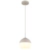 Globo Ragusa Hanglamp Chroom, Wit, 1-licht