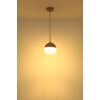 Globo Ragusa Hanglamp Chroom, Wit, 1-licht