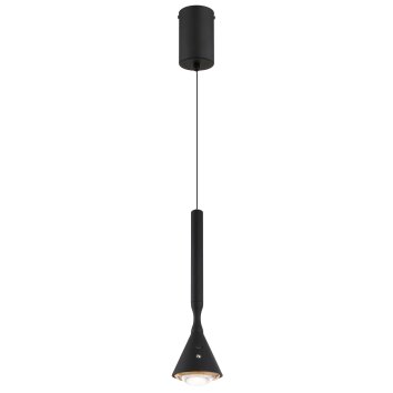 Globo Lucinda Hanglamp LED Zwart, 1-licht