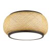 Globo Bambora Plafondlamp LED Zwart, 1-licht