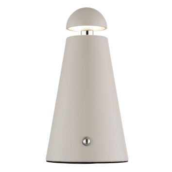Globo Liva Tafellamp LED Zandkleurig, 1-licht