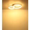 Globo Zara Plafondlamp LED Zandkleurig, Wit, 1-licht