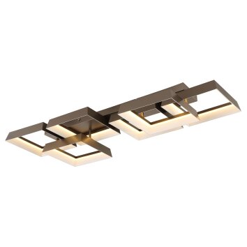 Globo Syrakus Plafondlamp LED Bruin, 1-licht