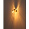 Globo Walton Plafondlamp, Plafondspot, Wandlamp, Muurspot Bruin, Chroom, 1-licht