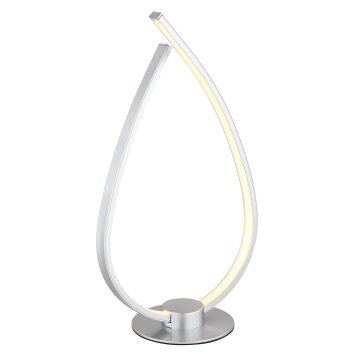 Globo Trina Tafellamp LED Zilver, 1-licht