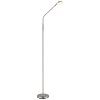 Globo Silvio Staande lamp LED Nikkel mat, 1-licht