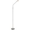 Globo Silvio Staande lamp LED Nikkel mat, 1-licht