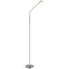 Globo Silvio Staande lamp LED Nikkel mat, 1-licht
