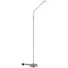 Globo Silvio Staande lamp LED Nikkel mat, 1-licht