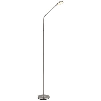 Globo Silvio Staande lamp LED Nikkel mat, 1-licht