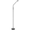 Globo Silvio Staande lamp LED Zwart, 1-licht