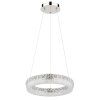 Globo Laurel Hanglamp LED Chroom, 1-licht, Afstandsbediening