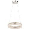 Globo Laurel Hanglamp LED Chroom, 1-licht, Afstandsbediening