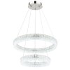 Globo Laurel Hanglamp LED Chroom, 1-licht, Afstandsbediening