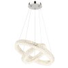 Globo Laurel Hanglamp LED Chroom, 1-licht, Afstandsbediening