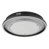 Globo Mirrora Plafondlamp LED Chroom, Zwart, Zilver, 1-licht
