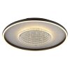 Globo Mirrora Plafondlamp LED Chroom, Zwart, Zilver, 1-licht