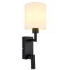 Globo Zamora Wandlamp Zwart, 1-licht