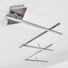 Lacure Plafondlamp LED Nikkel mat, 5-lichts