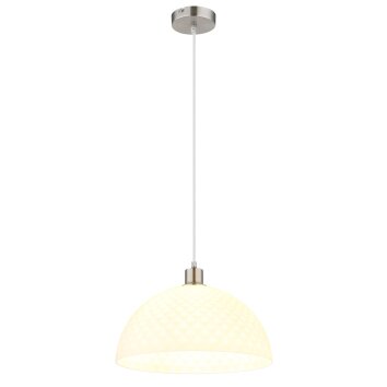 Globo Selma Hanglamp Nikkel mat, 1-licht