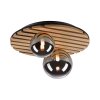 Lichten Direct STIKA Plafondlamp LED Hout licht, 2-lichts