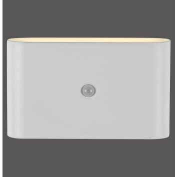 Lichten Direct ZIDDY Wandlamp LED Wit, 2-lichts, Bewegingsmelder