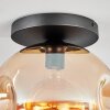 Ripoll Plafondlamp, Kogellampje Amber, 1-licht