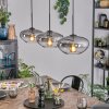 Mertola Hanglamp, Hanglamp Zwart, 3-lichts