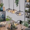 Mertola Hanglamp, Hanglamp Zwart, 3-lichts