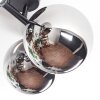 Chehalis Plafondlamp, Kogellampje Chroom, Rookkleurig, 4-lichts