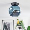 Ripoll Plafondlamp, Kogellampje Blauw, 1-licht