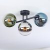 Gastor Plafondlamp, Kogellampje Blauw, Chroom, Groen, Duidelijk, Rookkleurig, 3-lichts