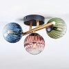 Chehalis Plafondlamp, Kogellampje Goud, Zwart, 3-lichts