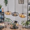 Mertola Hanglamp, Hanglamp Zwart, 3-lichts
