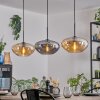 Mertola Hanglamp, Hanglamp Zwart, 3-lichts