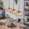 Mertola Hanglamp, Hanglamp Zwart, 3-lichts
