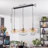 Mertola Hanglamp, Hanglamp Zwart, 3-lichts