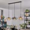Mertola Hanglamp, Hanglamp Zwart, 3-lichts