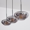 Mertola Hanglamp, Hanglamp Zwart, 3-lichts