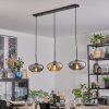 Mertola Hanglamp, Hanglamp Zwart, 3-lichts