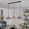 Mertola Hanglamp, Hanglamp Zwart, 3-lichts