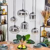 Apedo Hanglamp, Hanglamp Duidelijk, Rookkleurig, 6-lichts
