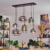 Apedo Hanglamp, Hanglamp Duidelijk, Rookkleurig, 6-lichts
