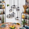 Apedo Hanglamp, Hanglamp Duidelijk, Rookkleurig, 6-lichts