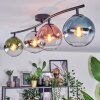 Gastor Plafondlamp, Kogellampje Blauw, Chroom, Groen, Duidelijk, Koperkleurig, Rookkleurig, 4-lichts