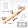 Fallhagen Plafondlamp, Plafondspot Chroom, Hout licht, 3-lichts