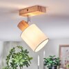 Fallhagen Plafondlamp, Plafondspot Chroom, Hout licht, 1-licht