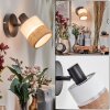Fallhagen Wandlamp, Muurspot Zwart, 1-licht